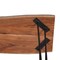 Alaterre Furniture Hairpin Natural Live Edge Wood with Metal 48" Media Console Table, Natural AWDD1020 - alternate 6